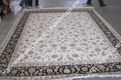 stock wool and silk tabriz persian rugs No.65 factory manufacturer